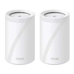 TP-LINK Router Deco BE65 2 Pack BE9300 Whole Home Mesh Wi-Fi 7 System Tri Band