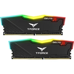 Μνήμη RAM Σταθερού DDR4 16GB TeamGroup KIT 2x8GB PC 3600 Team T-Force Delta RGB (TF3D416G3600HC18JDC01)