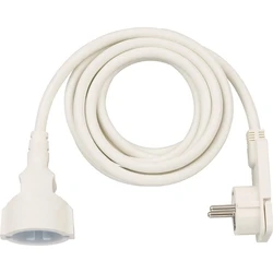 Καλώδιο Επέκτασης Brennenstuhl Quality with Flat Plug 3m H05VV-F3G1.5 white (1168980230) (BNN1168980230)