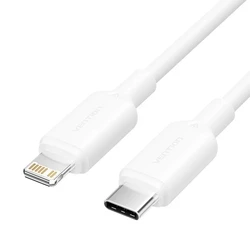 Καλώδιο USB Vention Type-C M to Lightning M 3A 2M White PVC Type (LAKWH)