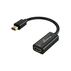 Αντάπτορας HDMI MediaRange Mini DisplayPort, 10 Gbps, 20cm, Black (MRCS236)
