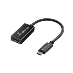 Αντάπτορας USB MediaRange USB-C to HDMI Audio and Video Converter, 20cm, Black (MRCS234)