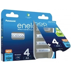 Επαναφορτιζόμενες Μπαταρίες Panasonic Eneloop BK-KJMCDE44E 8BE (blister) R03/AAA (PAN19959)