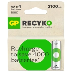Επαναφορτιζόμενες Μπαταρίες GP ReCyko 2100mAh AA / R6 Ni-MH (GPB20982)