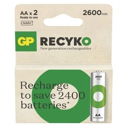 Επαναφορτιζόμενες Μπαταρίες GP ReCyko 2600mAh AA / R6 Ni-MH (GPB20654)