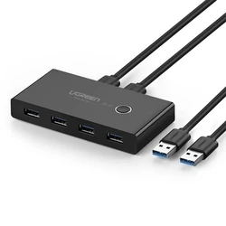 UGREEN USB Switch Box Sharing Switch Box 30768B USB 3.0 Black