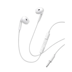 Baseus Encok HZ19 Wired In-ear Headphones with 3.5mm Jack - Moon White (A00182301213-00)