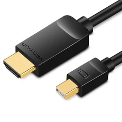 VENTION HABBI Mini DisplayPort (male) to HDMI (male) Cable 3m Black