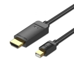 VENTION 4K Mini DisplayPort (male) to HDMI (male) Cable 3m Black (HAHBI)