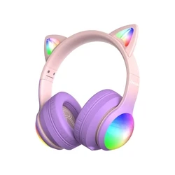 KIDDOBOO Headphones Bluetooth Delulu Disco Pink KBMS632PNK