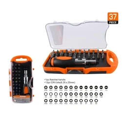 SHIND Screwdriver Set with Bits 37 Pieces