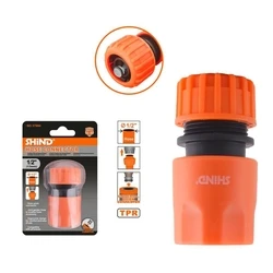 Plumbing Quick Connector with Stop Valve 1 2 inch SHIND