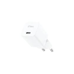 TTEC SmartCharger GaN 30W PD Φορτιστής Ταξιδίου USB-C Λευκός