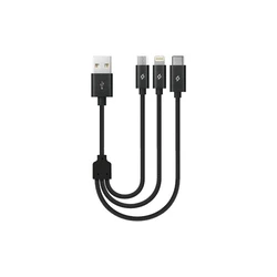TTEC Default Alumicable Mini Trio 30 cm Charge Cable 2DK31