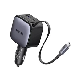 UGREEN Φορτιστής Αυτοκινήτου EC603 90W 3A Γρήγορης Φόρτισης με 1xUSB 1xType C