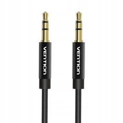 Audio Cable VENTION 3 5mm Male to Male 0 5m Black Metal Type BAGBD