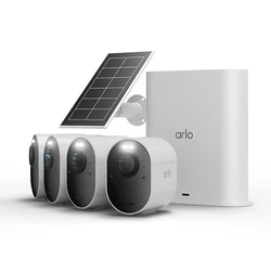 Arlo Σύστημα Παρακολούθησης 4 Ασύρματων Καμερών IP με Control Hub VMC5450-111EUS (+ Solar Panel)