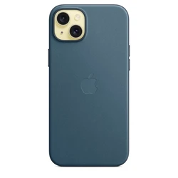 Apple Αυθεντική Θήκη Feingewebe για iPhone 15 Plus με MagSafe - Παζιφίκ μπλε