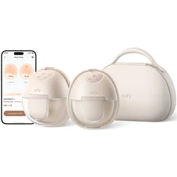 Eufy S1 Pro Ηλεκτρικό Διπλό Θήλαστρο Χωρίς BPA Μπεζ T8D04321