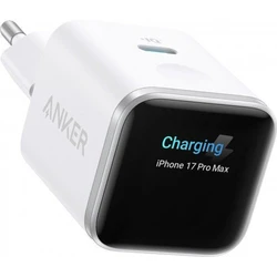 Anker Nano Charger 45W GaN Φορτιστής USB-C με ActiveShield 5.0 & Touch Sensor – Λευκό