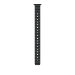 Apple Ocean Band Extension - Φυσικό Φινίρισμα Τιτανίου, Λουράκι Σιλικόνης με Pin Black (Apple Watch 44/45/46/49mm) MXTM3ZM/A