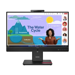 Lenovo ThinkVision T24d-4v (64B7UAT1EU) Οθόνη 23.8" FHD IPS 120Hz USB-C/DP/HDMI Eye Comfort Μαύρη