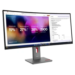 Lenovo ThinkVision P40WD-40 39.7'' (5120x2160) Ultrawide Curved IPS 21:9 120Hz HDR Thunderbolt 4 USB‑C HDMI 2.1