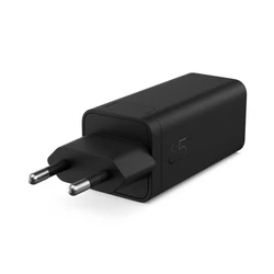 HP Φορτιστής GaN με Θύρα USB-C και Καλώδιο USB-C - 65W Power Delivery Μαύρος (C90MRAA)