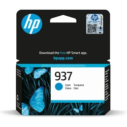 HP 937 Cyan Original Ink Cartridge (4S6W2NE#LS1) - ~800 pages