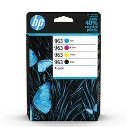 HP 963 CMYK Αυθεντικό Σετ Μελανιών 4-Pack (6ZC70AE)