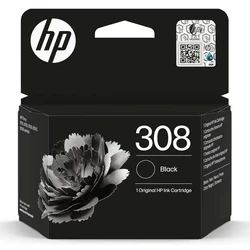 HP 308 Γνήσιο Μελάνι Μαύρο InkJet Μαύρο (7FP21UE)