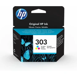 HP 303 Tri-color Original Ink Cartridge (T6N01AE) - Cyan/Magenta/Yellow