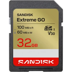 Κάρτα μνήμης SanDisk Extreme Go 32GB SDHC UHS-I U1 V30 100MB/s