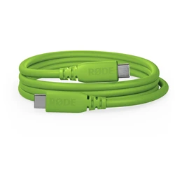 Rode USB-C Καλώδιο 2m 60W PD Πράσινο (USB-C σε USB-C, USB 2.0)