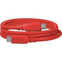 Rode USB-C καλώδιο 3.2 SC27-R κόκκινο 2m, USB-C σε USB-C, 60W PD