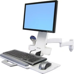 Ergotron Combo Arm Series 200 Λευκός για οθόνες LCD έως 24" (45-230-216)
