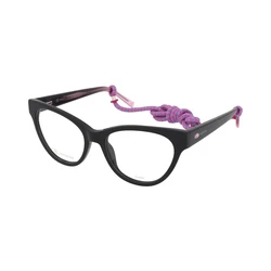 M Missoni MMI0097 807 Cat Eye Sunglasses 53/17/140 Black Acetate