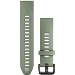Garmin QuickFit 20mm Silicone Replacement Band - Willow / Fog Gray