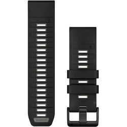 Garmin Ανταλλακτικό λουράκι QuickFit 26 mm σιλικόνης - Μαύρο/Πετρόγκρι