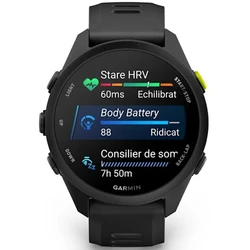 Garmin Forerunner 70 Μαύρο με Ταχυσύνδετο Σιλικονούχο Λουράκι 20 mm
