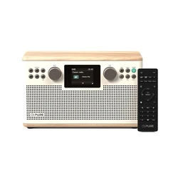 Pure Ηχοσύστημα 1.0 CLASSIC H6 Mini Ψηφιακό Media Player με Bluetooth (Cotton White / Oak)