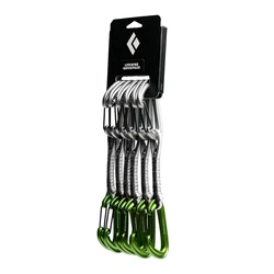 Black Diamond Litewire Quickpack Climbing Quickdraws 12cm 6-pack - Envy Green