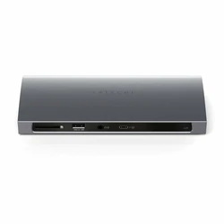 Satechi USB-C Docking Station με 4K PD, Ethernet και σύνδεση 2 Οθονών Γκρι (ST-UCT4DM)