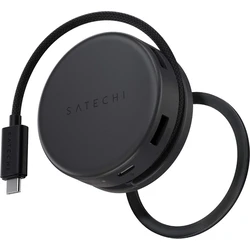 Satechi On-the-Go USB-C Docking Station με HDMI 4K, PD, Ethernet - Μαύρο