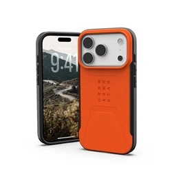 UAG Civilian Θήκη Πλάτης MagSafe Υφασμάτινη / Πλαστική / Σιλικόνης για iPhone 17 Pro Max — Πορτοκαλί