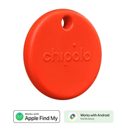 Chipolo Pop Κόκκινο - Εντοπιστής Bluetooth (Συμβατός με Apple Find My & Google Find Hub)