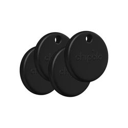 Chipolo POP - Apple Find My & Google Find Hub εντοπιστής Bluetooth (4 τεμάχια) - Μαύρο