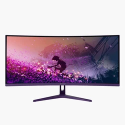 Arozzi Nova 34" Ultrawide VA 165Hz κυρτωτή λιλά