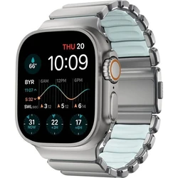 Nomad Λουράκι Stratos FKM (Icy Blue Glow) - Λουράκι Smartwatch (Apple Compatible)