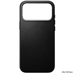 Nomad Leather Back Cover 1.15mm Black for iPhone 17 Pro Max (MagSafe Compatible)